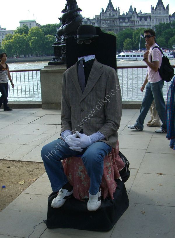 Headless Man!, Southbank, London